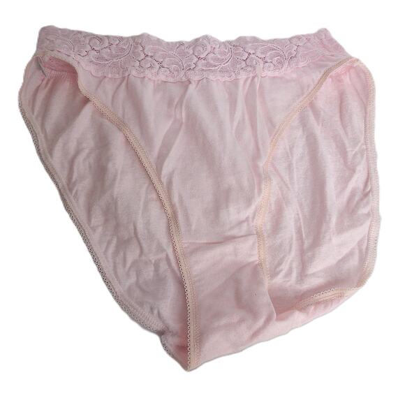 Vintage 1970s Myonne Pink Hi Leg Panties Bloomers Size 6 NEW - Picture 2 of 6